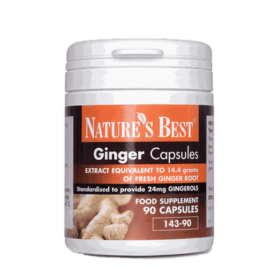 Ginger Capsules from Nature's Best