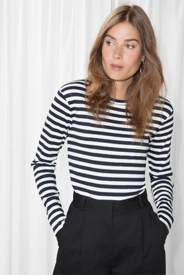 Ribbed Stripe Top from & Other Stories