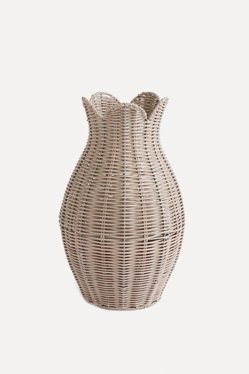 Woven Recycled Plastic Vase from Dunelm