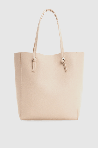 Knot Handle Shopper Bag from Mango