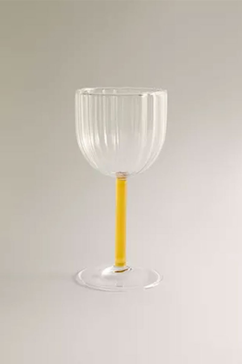 Borosilicate Glass With Coloured Stem