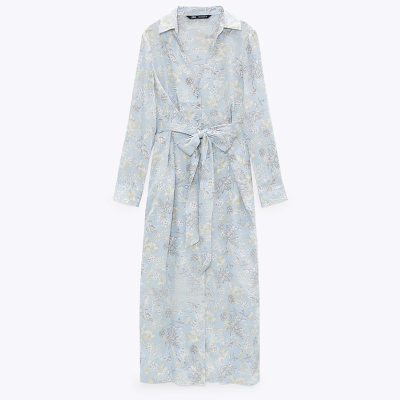 Shirt Dress With Knot