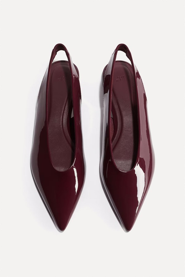 Patent Slingbacks from H&M