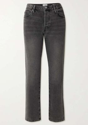 Le Slouch Low-Rise Straight-Leg Jeans from Frame