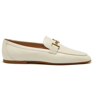 Double T-Bar Leather Loafers from Tod's