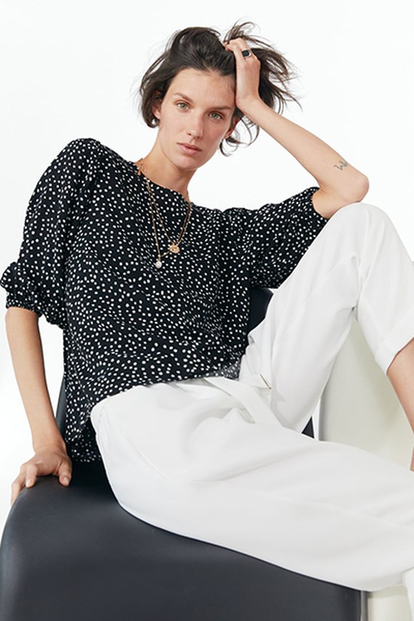 Polka Dot Blouse