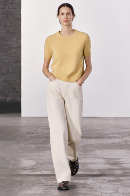 100% Wool Short Sleeve Top, £32.99 | Zara