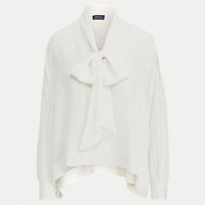 Necktie Silk Georgette Shirt