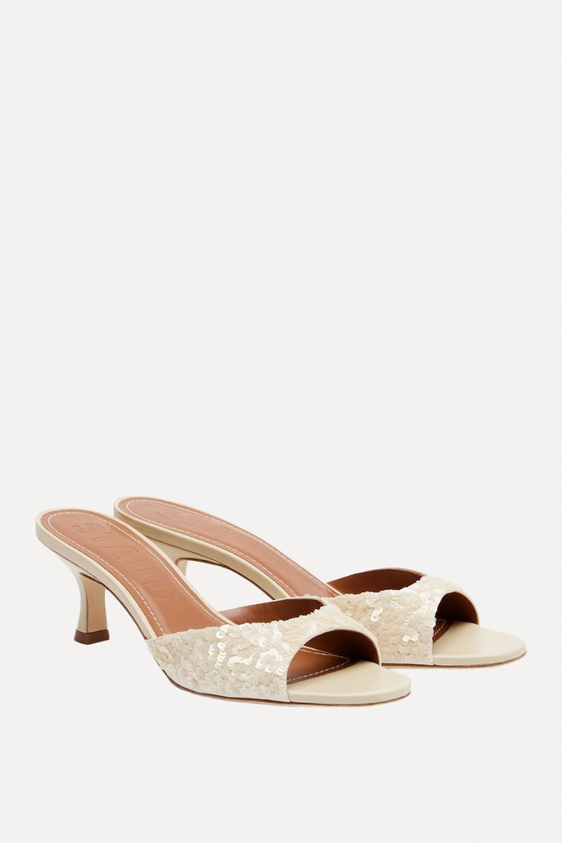 Brigitte Sequined Mules from Staud