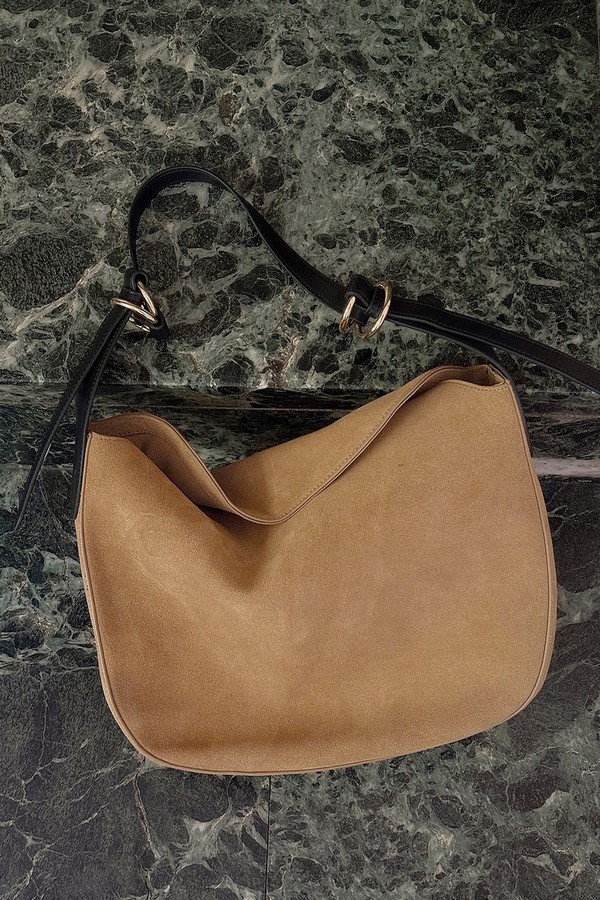 Suede Shoulder Bag