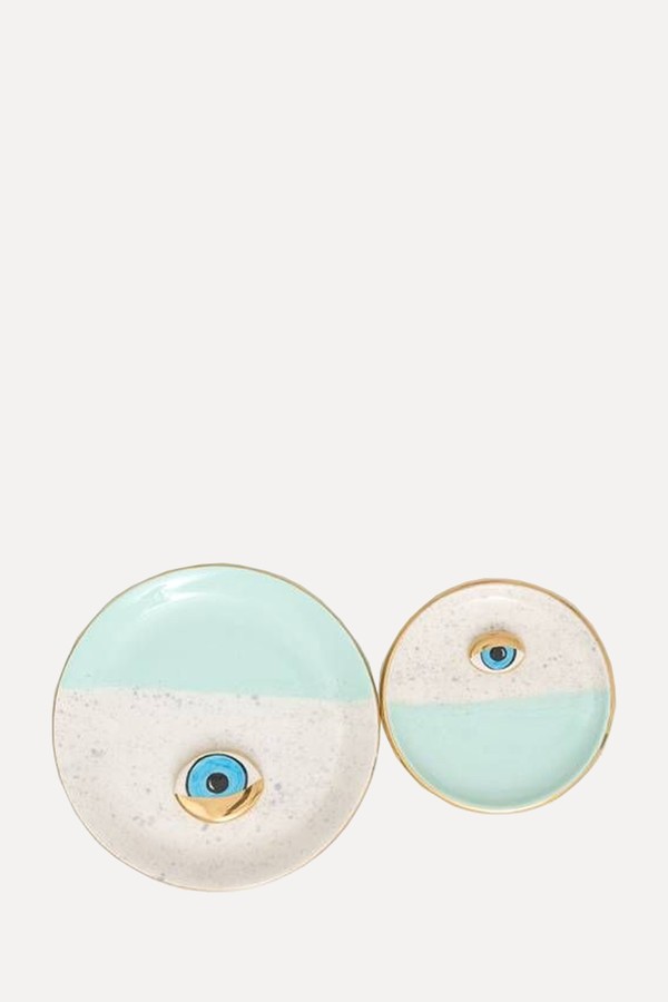 Calypso Evil Eye Plates from Marilyn Joys