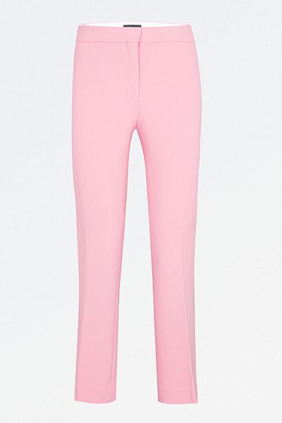 Flared Slim-Fit Crepe Trousers from Theory