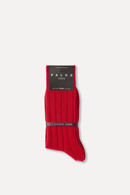 Ribbed Knitted Socks  from Falke