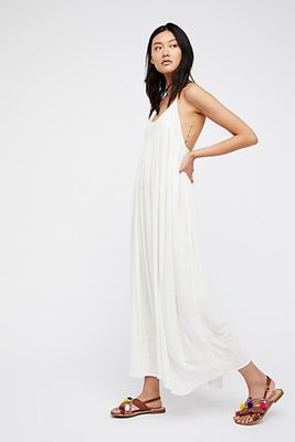 Embroidered Elaine Maxi Slip from Free People