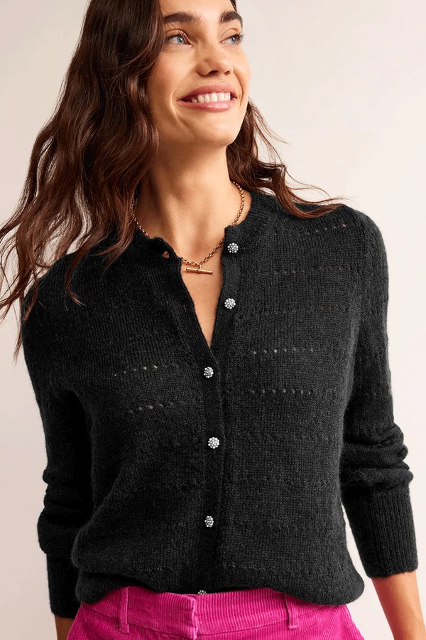 Fluffy Textured Cardigan