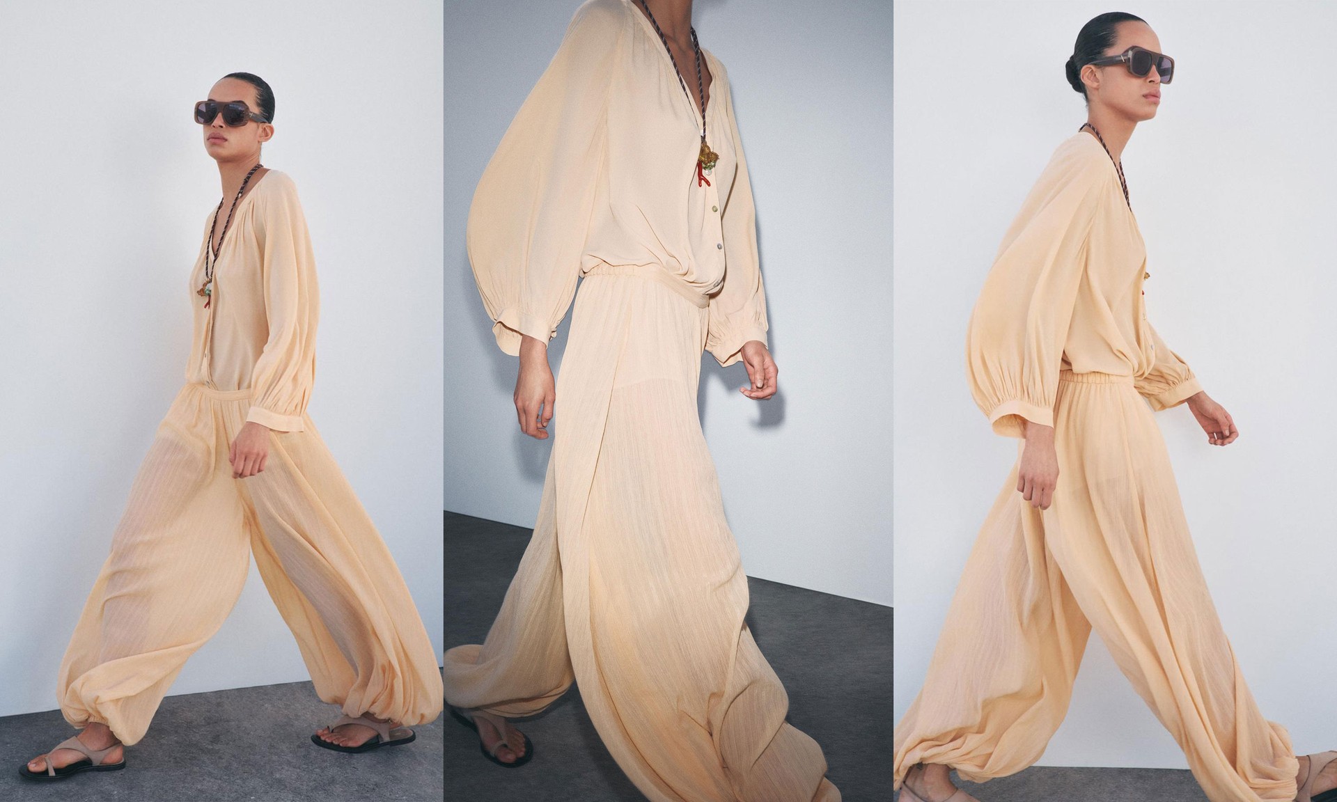 Zw Collection Gathered Trousers from Zara