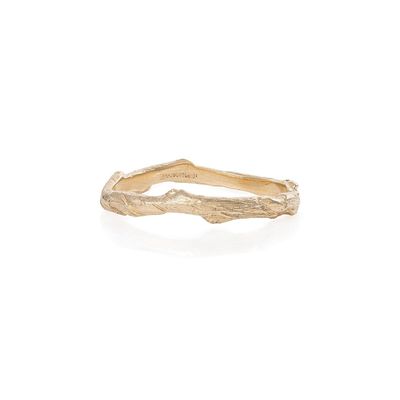 Hawthorn Ring Twig Band Infinity Ring