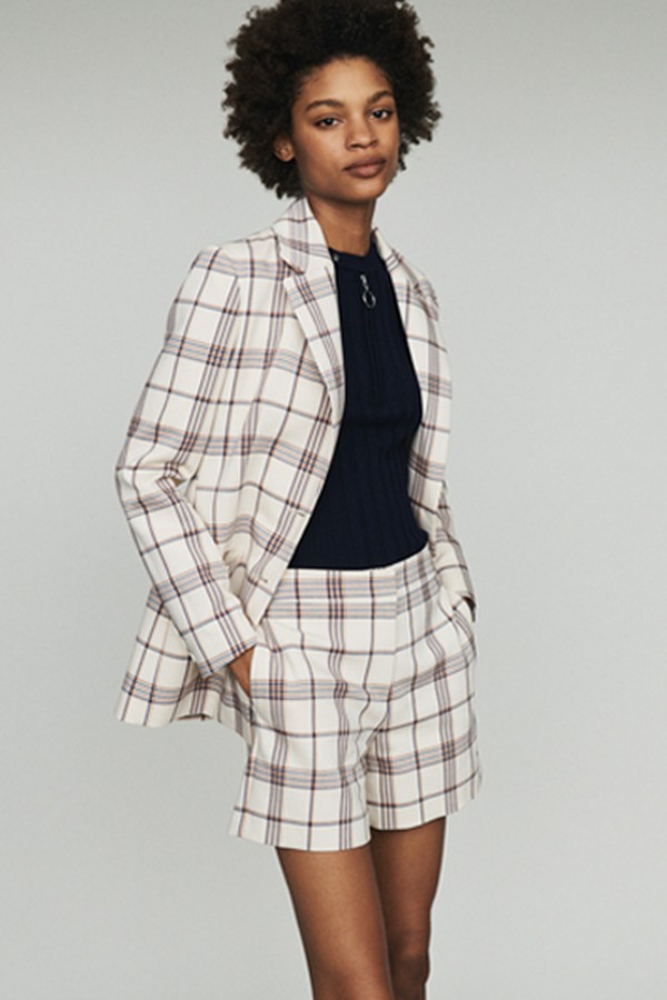 Tailor’s Jacket With Checks from Maje
