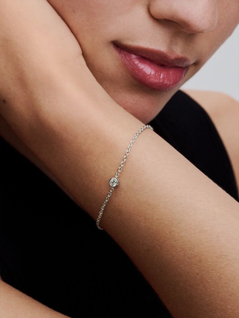 Era Bezel Lab-Grown Diamond Chain Bracelet