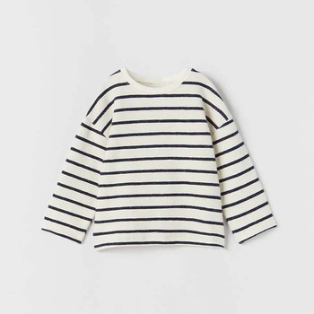 Striped Plush Jersey T-Shirt