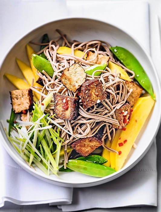 Smoked Tofu Noodle Salad