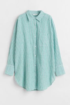 Oversized Linen-Blend Shirt from H&M