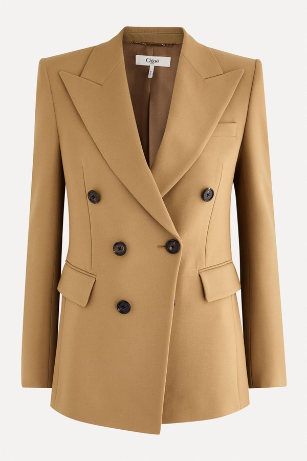 Double-Breasted Wool Blazer from Chloé