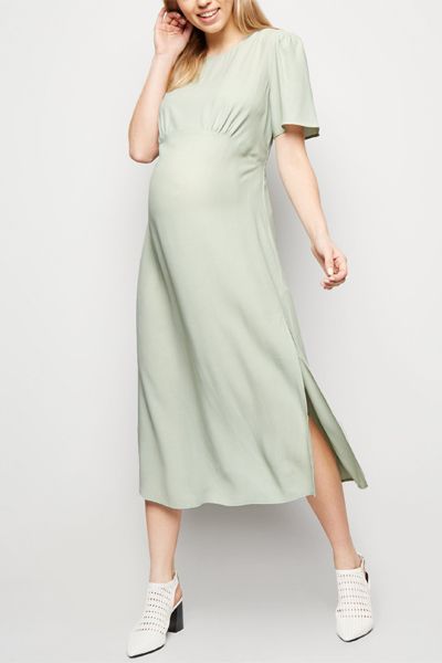 Side Split Midi Dress from New Look