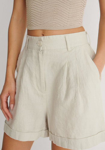 Linen Folded Shorts from Na-Kd