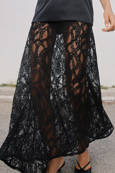 Lace Midi Skirt