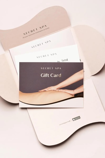 Gift Card from Secret Spa