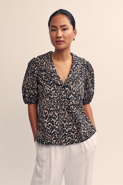 Leopard Print Emmie Blouse