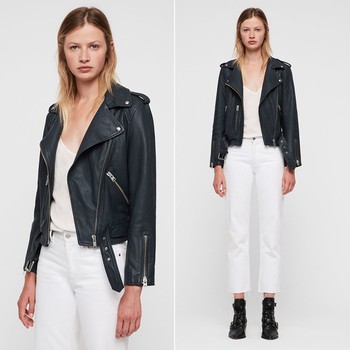 Balfern Leather Biker Jacket