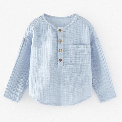 Textured Henley Shirt from Zara