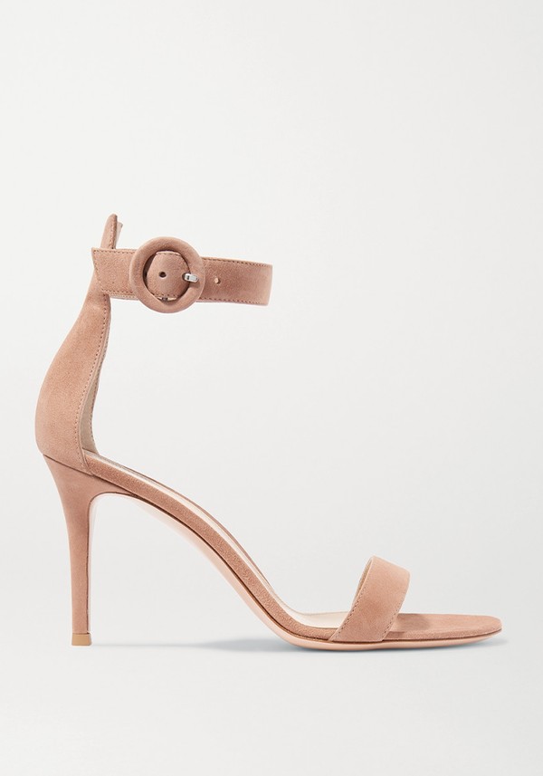 Portofino 85 Suede Sandals from Gianvito Rossi