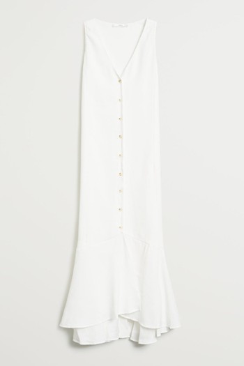 Buttoned Gown from Mango