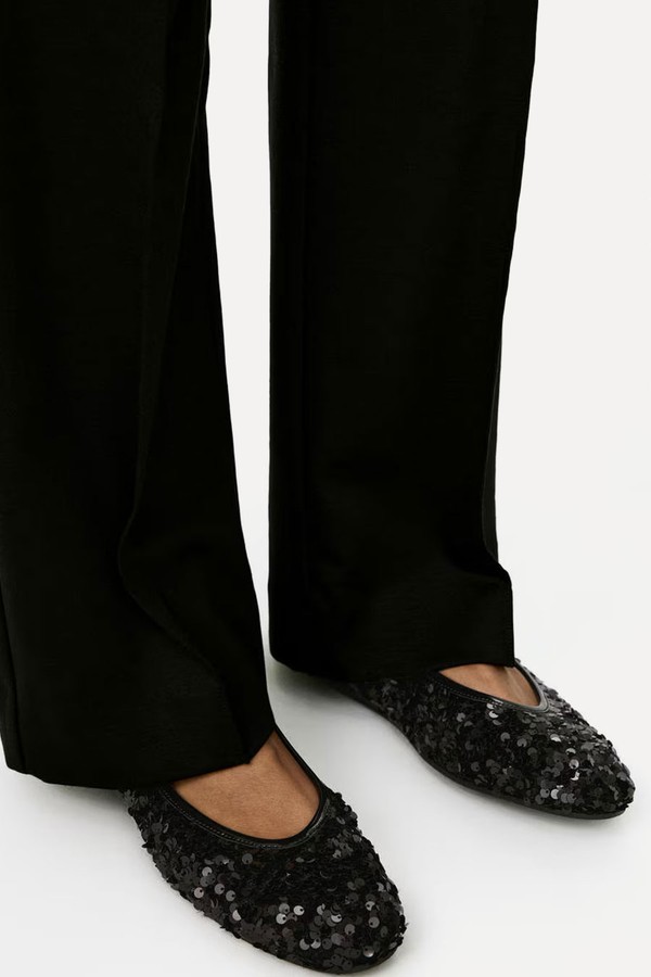 Sequin Ballet Flats from Arket
