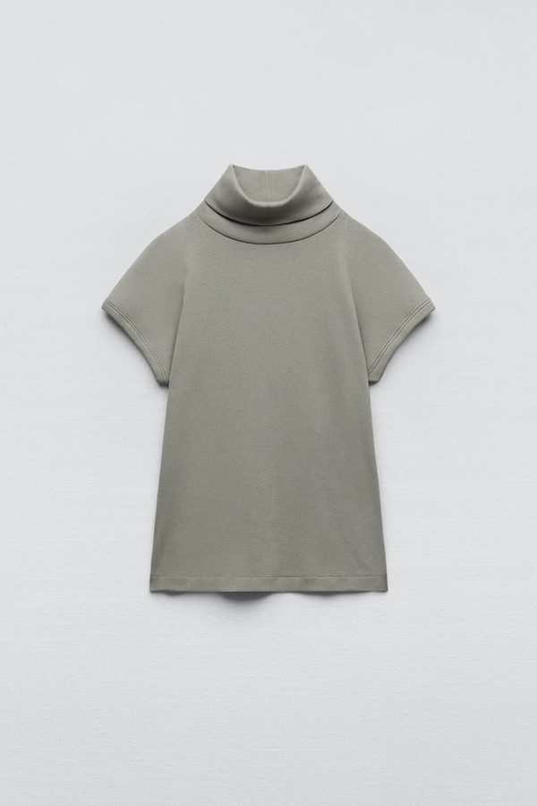 Ribbed Turtleneck Top from Zara