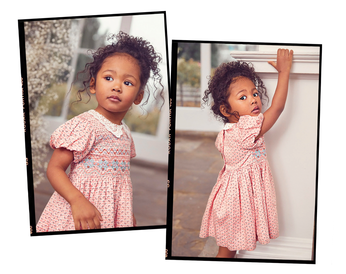Collar Shirred Cotton Dress, From £21 | Next