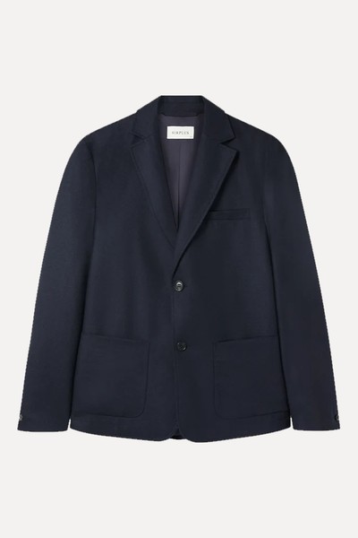 Navy Wool Cashmere Blazer from SIRPLUS