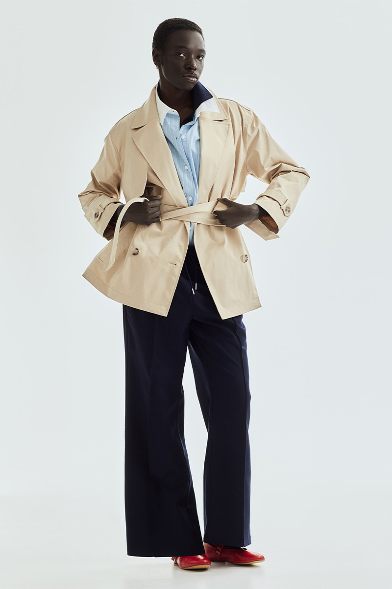 Short Twill Trench Coat from H&M