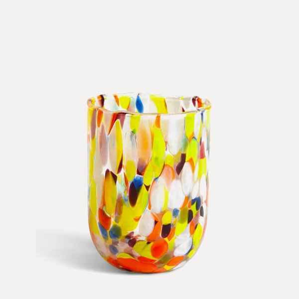 Confetti Coloured Glass Tumbler from John Lewis