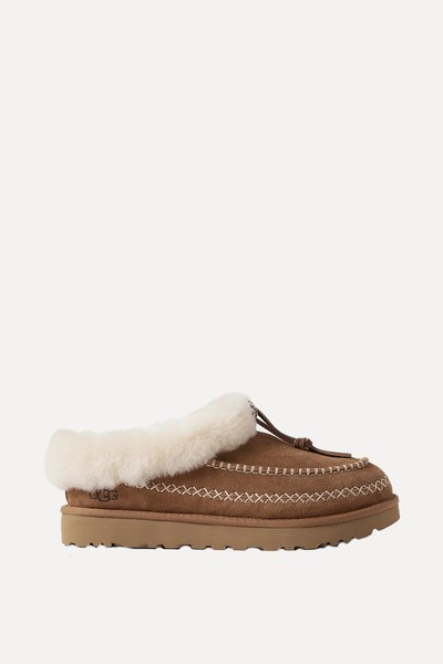 Tasman Alpine Contrast-Stitch Suede Ankle Boots from Ugg