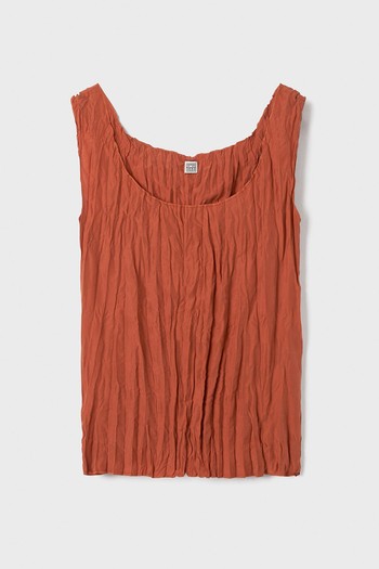 Crinkled Silk Tank  from Totême