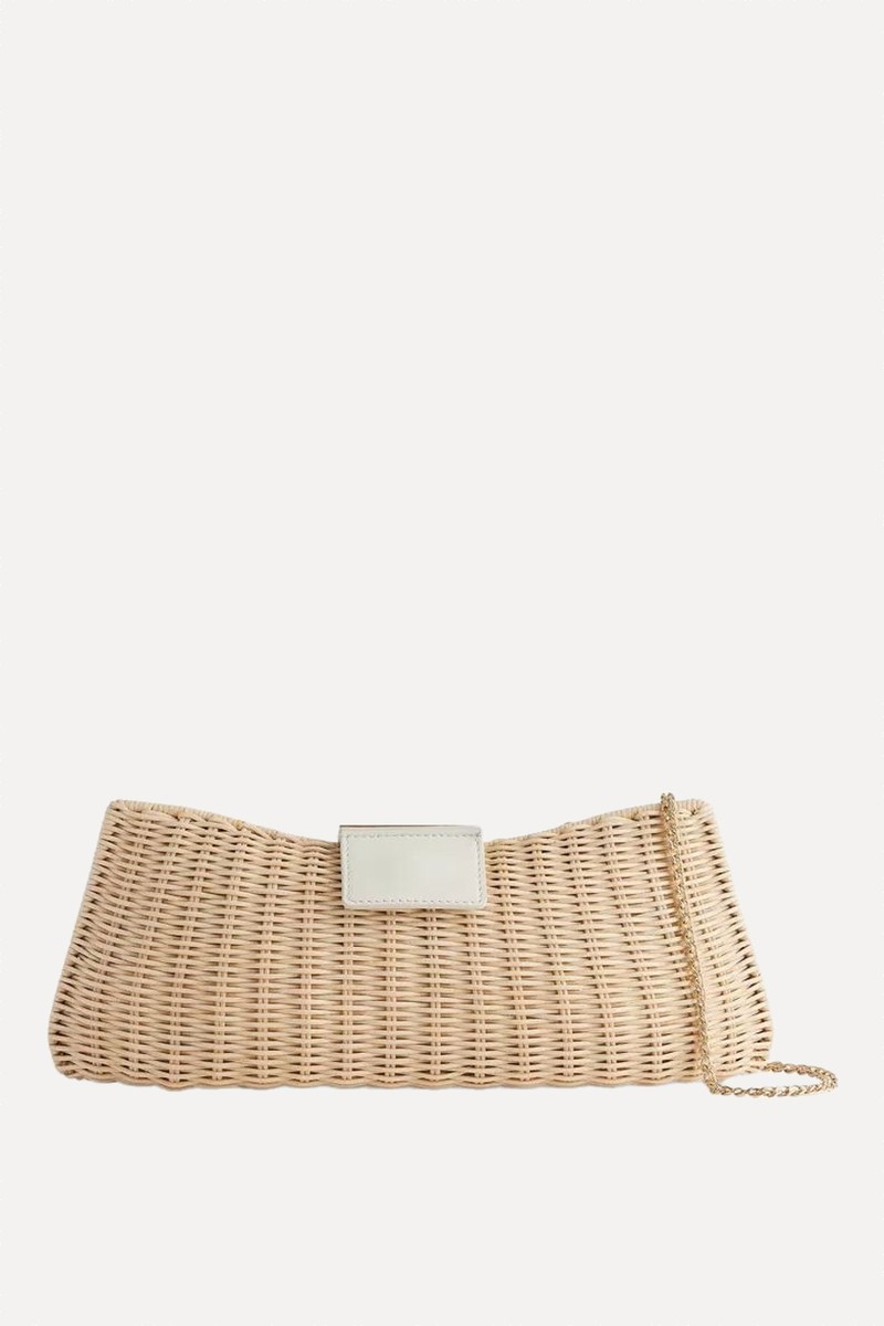 Laila Rattan Clutch Bag from Rodo