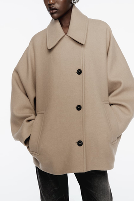 Short Wool Blend Coat, £139 | Zara