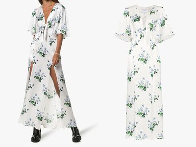 Floral Silk Maxi Dress from Les Reveries