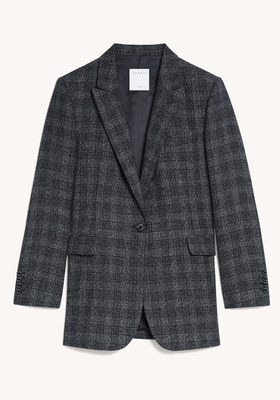 Checked Tailored Jacket from Sandro Paris