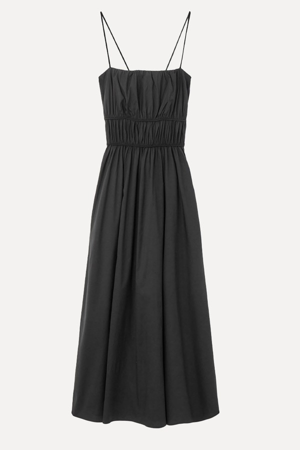 Gathered Cotton Midi Dress from COS