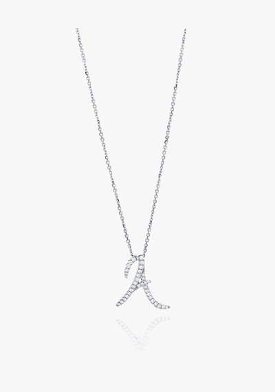 Diamond White Gold Love Letter Pendant